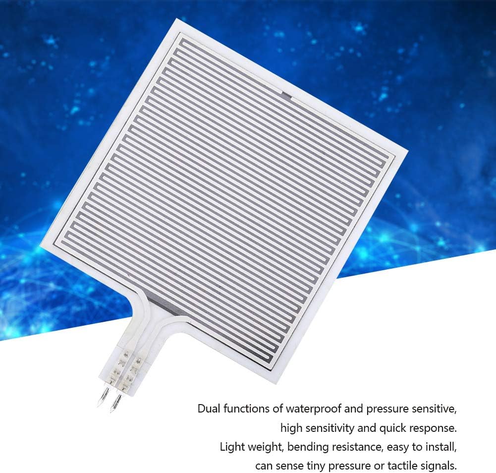 Flexible Thin Film Pressure Sensor Force Sensitive Resistor Square Shape 45x45mm Sensitive Area for Automotive Electronics