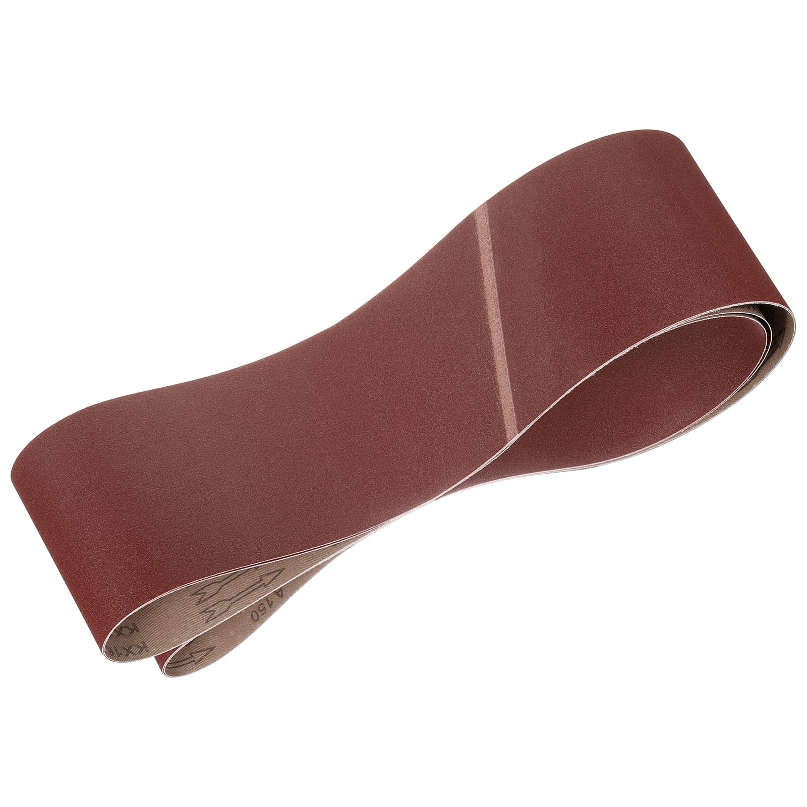 HARFINGTON 6 x 80 Inch Sanding Belts, 2 Pcs 150 Grits Aluminum Oxide Abrasive Belt Sander File Belt for Woodworking, Metal Polishing, Knife Sharpener