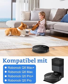 20 Zubehörset für Roborock Q5 Pro/Q5 Pro+/Q8 Max+/Q8 Max Saugroboter