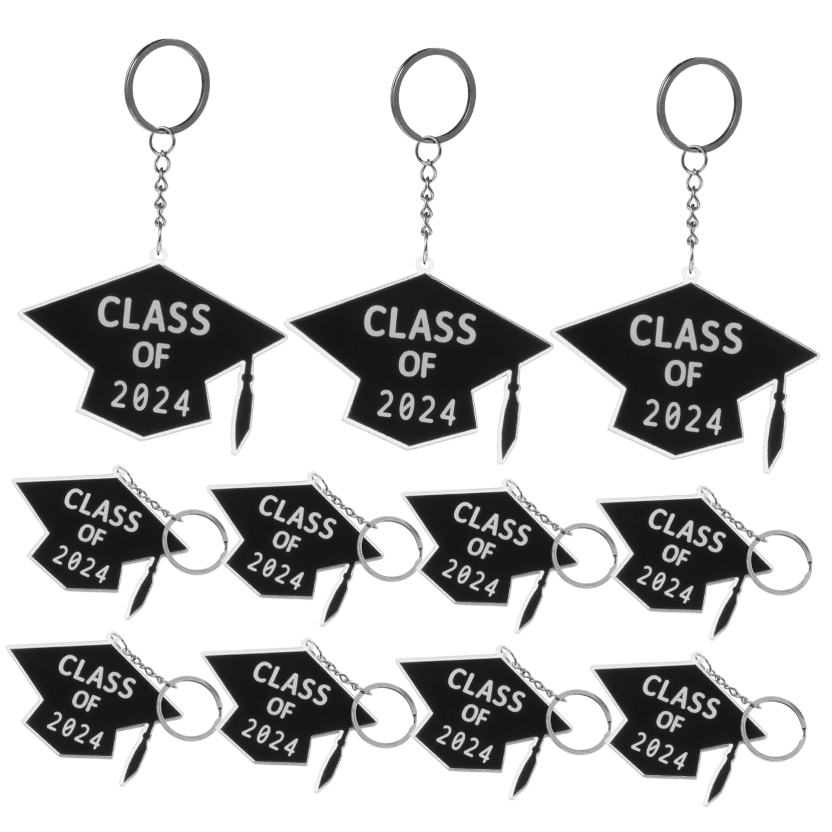 33piezas Llavero De Graduación De Diseño Creativo y Práctico Para Fiestas De Graduación Accesorios Para Estudiantes Memorables y Decoración De Llaves