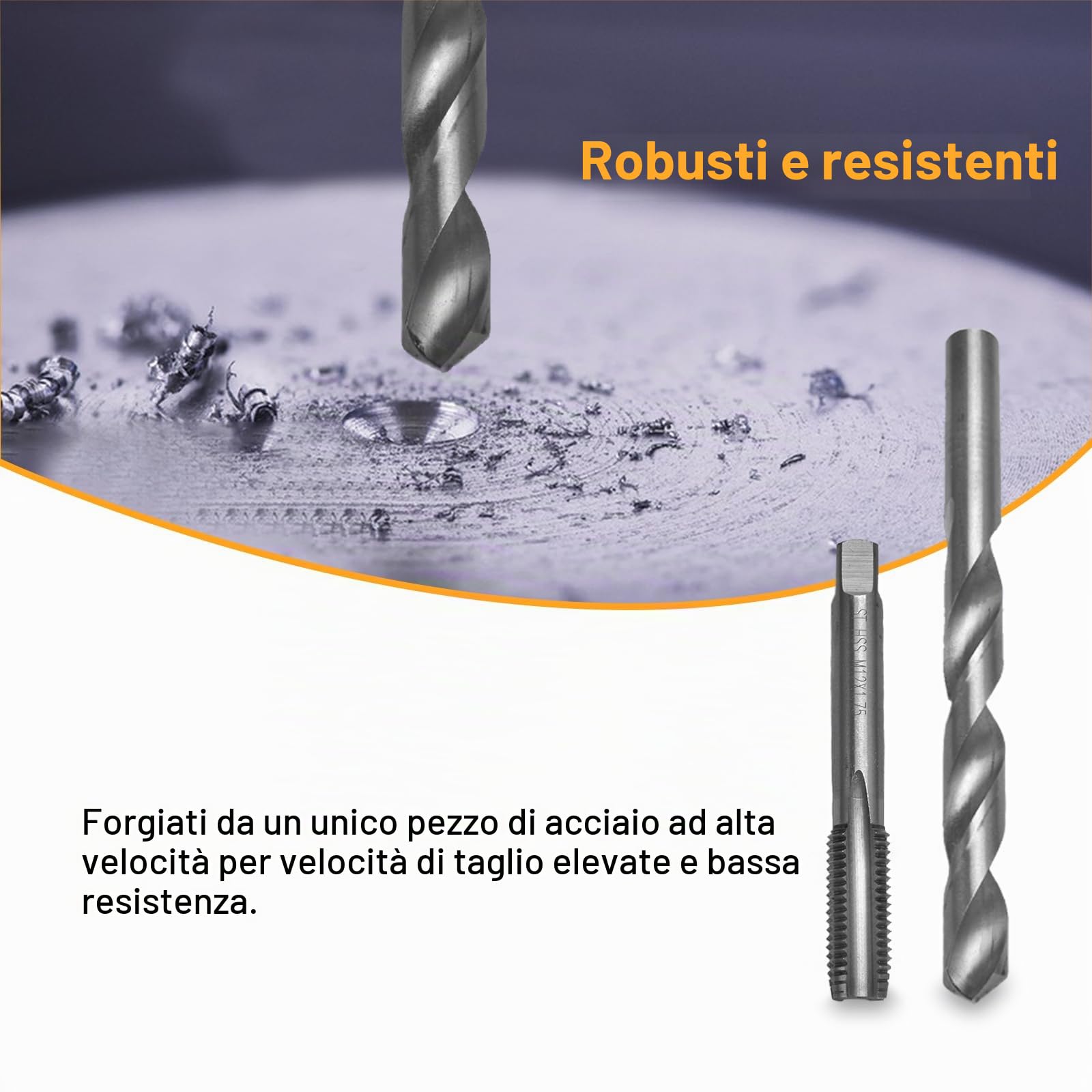 131 Pezzi Kit di Riparazione Filettatura Strumento Kit di Riparazione Filettatura per Motore Auto Filetti Riparazione Filettatura Manicotto Set Metrico M5 M6 M8 M10 M12