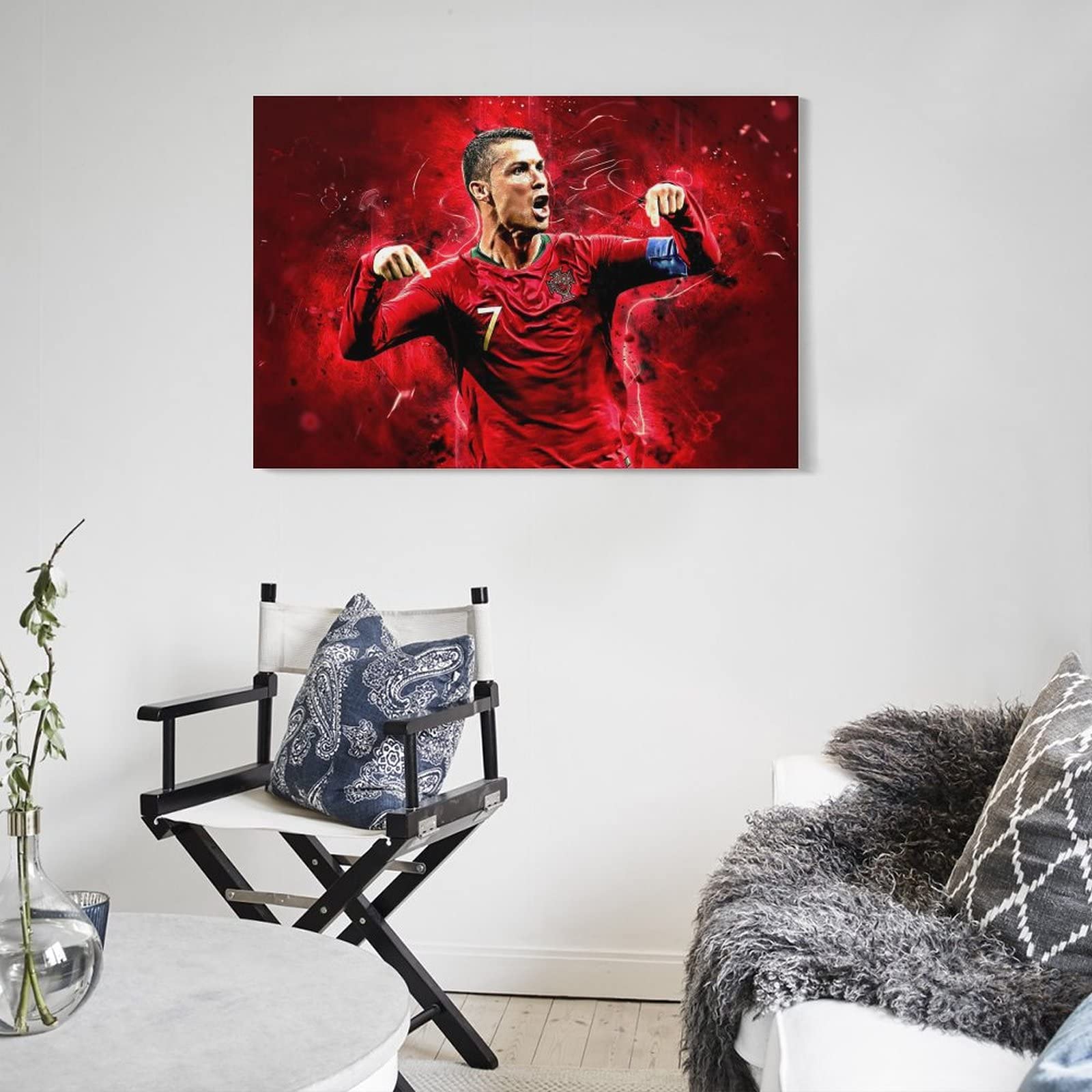 クリスティアーノ・ロナウド 額縁アート Amazon.co.jp: サッカー クリスティアーノ ロナウド スポーツ ポスター