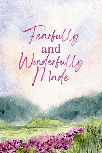 Fearfully and Wonderfully Made Notebook for Women: Floral Styled Colorful Blank Lined Notebook 120 pages