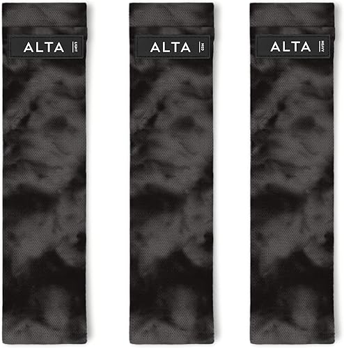 ALTA Bandas para glúteos para mujer, bandas de resistencia de tela antideslizante de alta calidad para entrenar, bandas de resistencia de tela para