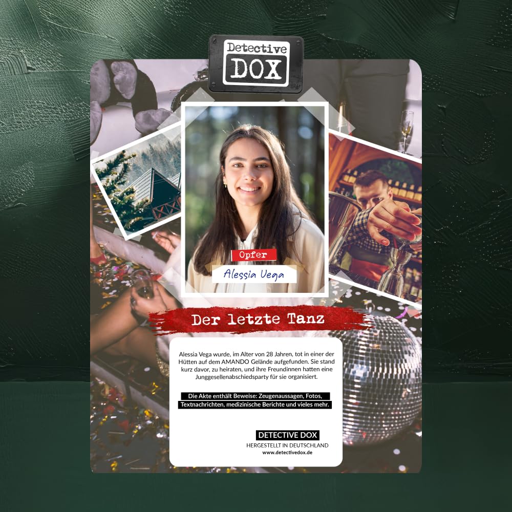 Detective DOX - Ultimate Bundle - Deutsch - Realistische Krimispiele, spannende Detektivspiele, Escape Room Spiele, Krimidinner, Krimispiele, Detektiv Spiele