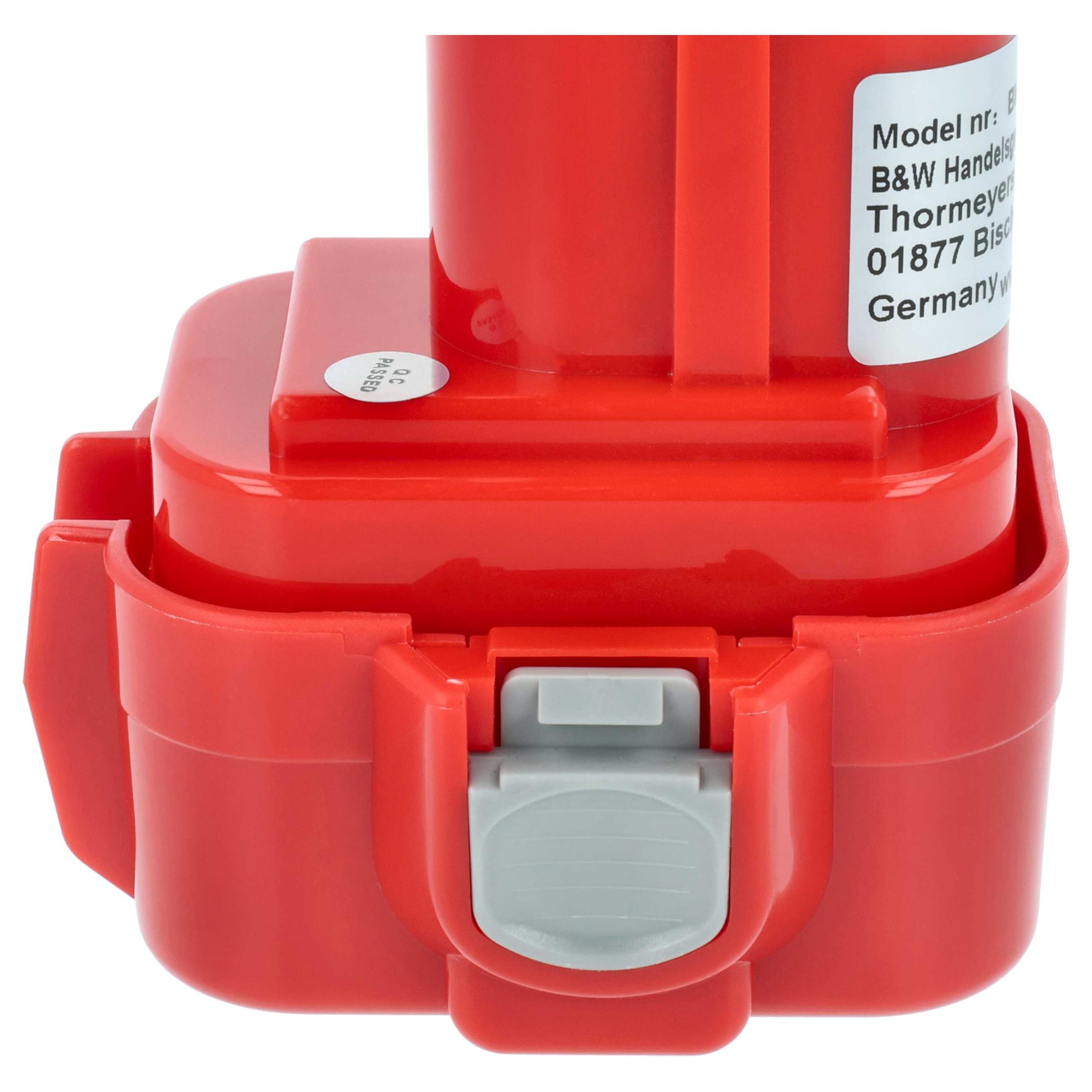 vhbw 3x batteria compatibile con Makita 6796FD, 6797D, 6791DW, 6792DW, 6706DWA, 6791D, 6793D, 6794D, 6796D utensile elettrico (3000 mAh, NiMH, 9,6 V)