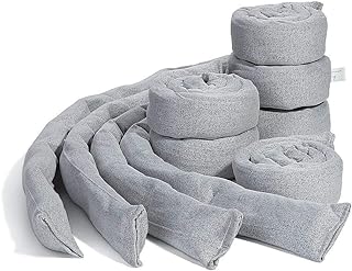 PIG Dryer-Safe Reusable Water Absorbent Sock | 10-Pack | Absorbs up to 34 oz per Sock | ext. Dia. 3" x 38" L | PMB30382-GY