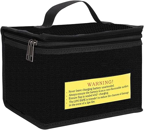 Bolsa de almacenamiento de batería  Bolsa ignífuga para baterías domésticas  Organizador de gran capacidad con compartimentos para equipos disponible en Yaxa Guatemala