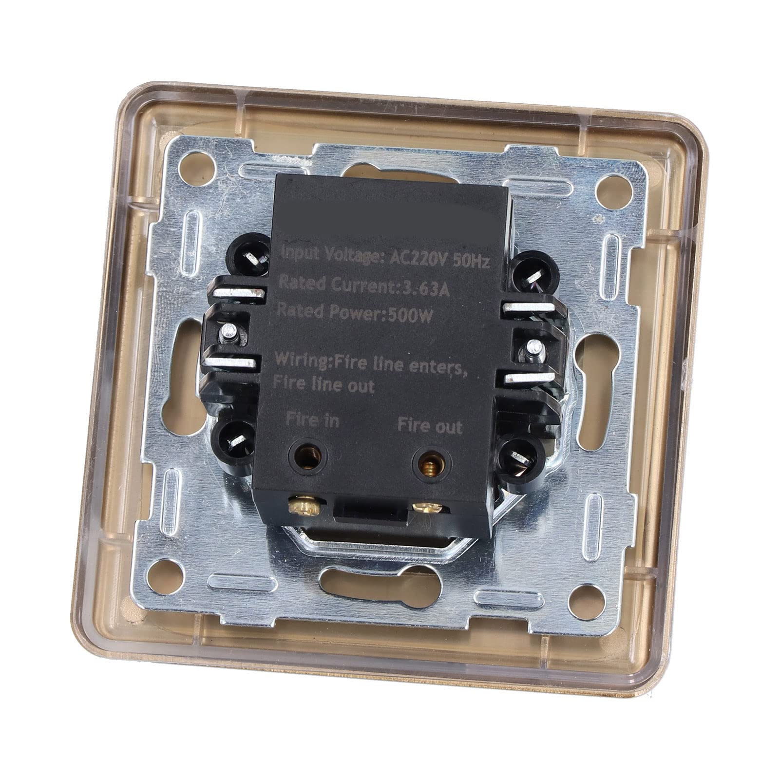 Interruttore Dimmer Regolatore Luce Ottone Spazzolato AC220V per Uso Domestico Ambiente Casa