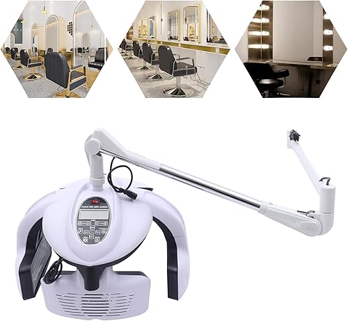 Miniatura 5 de Wall Mount Hair Dryer, Wall Professional Hair Dryer with Flexible Swivel Arm and Multi-Function Panel Adjustable Temperature Built-in 60min Timer