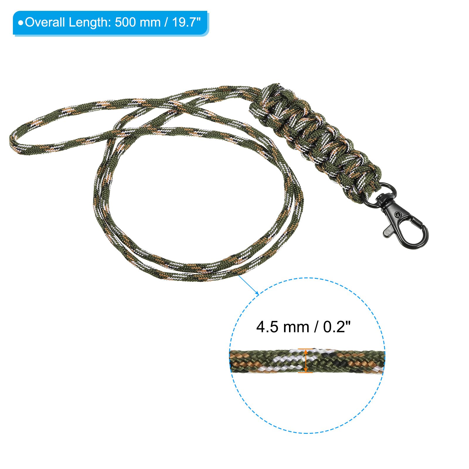 PATIKIL 20 Inch Paracord Lanyard - Image 2