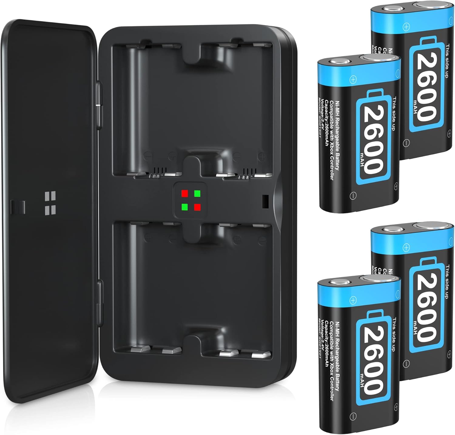 Xbox Controller Battery Pack for Xbox Series X/S, 4 * 2600mAh Xbox One