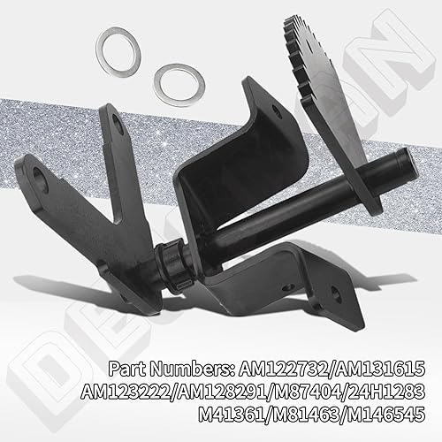 Miniatura 5 de AM122732 Engranaje del sector de dirección y AM131615 Kit de eje de dirección para John-Deere 133 155 160 166 170 180 190 LTR, reconstrucción de