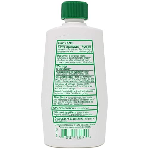 Miniatura 4 de First Aid Only 2007 Bactine First Aid Antisépticoanalgésico, botella de 4 onzas