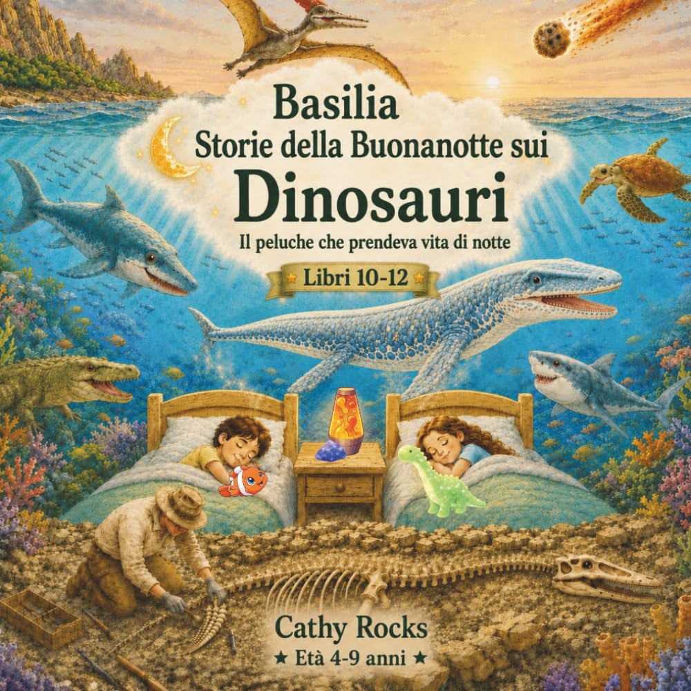 Basilia – Storie della Buonanotte sui Dinosauri: Trilogia 4 - Libri 10-12