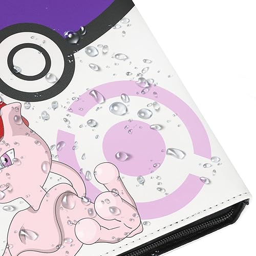 Miniatura 5 de Carpeta para tarjetas de Pokémon, 4 bolsillos, tarjetas de juego y tarjetas de intercambio deportivas, se adapta a 440 tarjetas, álbum de