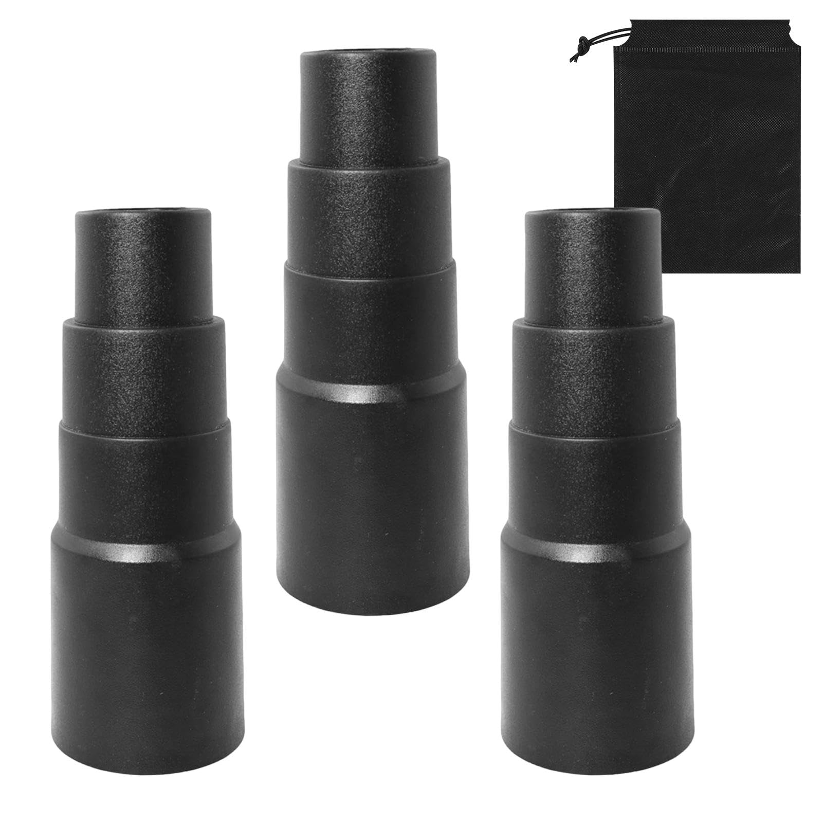 3 Pcs Universal Vacuum Adapter Kit, Power Tool Dust Extraction Hose Adaptor for Random Orbital Sander, Jigsaw & Circular Saw