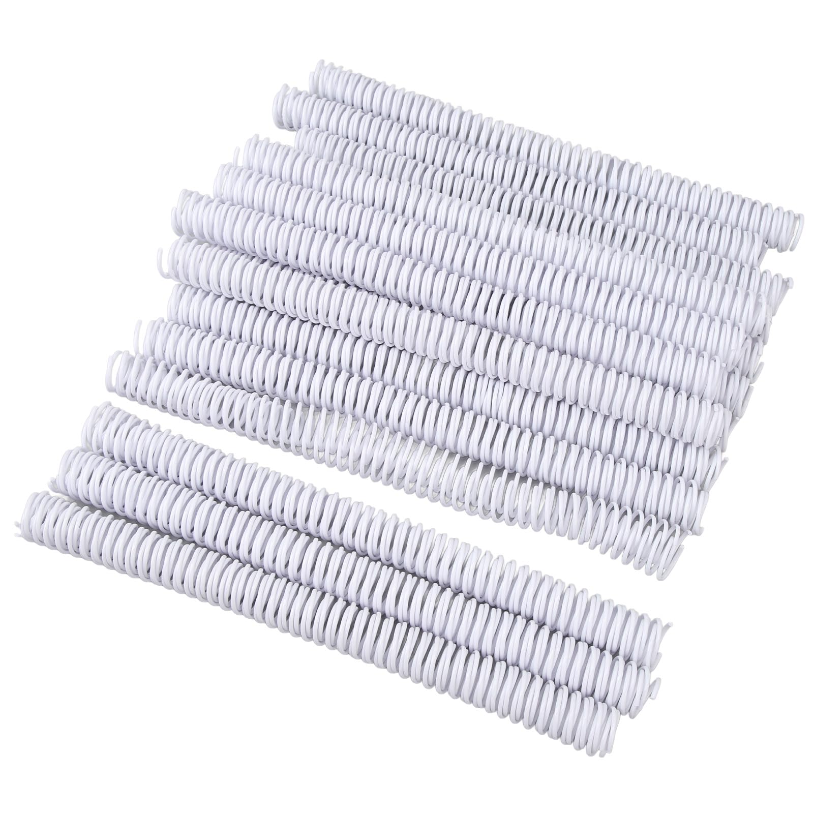 50 pezzi di spirale per rilegatura, diametro 19 mm, passo 4:1, dorso per rilegatura formato A4, capacità di 170 fogli, spirale in plastica per rilegatura di carta formato letter (1)