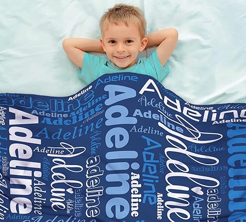 Miniatura 5 de Manta personalizada con nombre para niños manta personalizada con nombre de bebé para niños y niñas súper suave regalos personalizados para