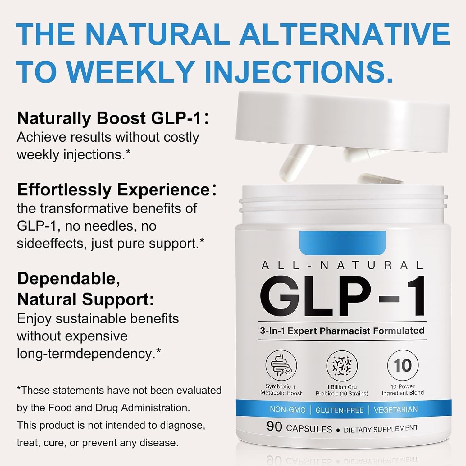glp 1 agonist natural alternative Amazon.com: GLP-1 Supplement - Multiple Prebiotic & Probiotic for Appetite  & Metabolic Support, GLP1 Activate Natural Formula
