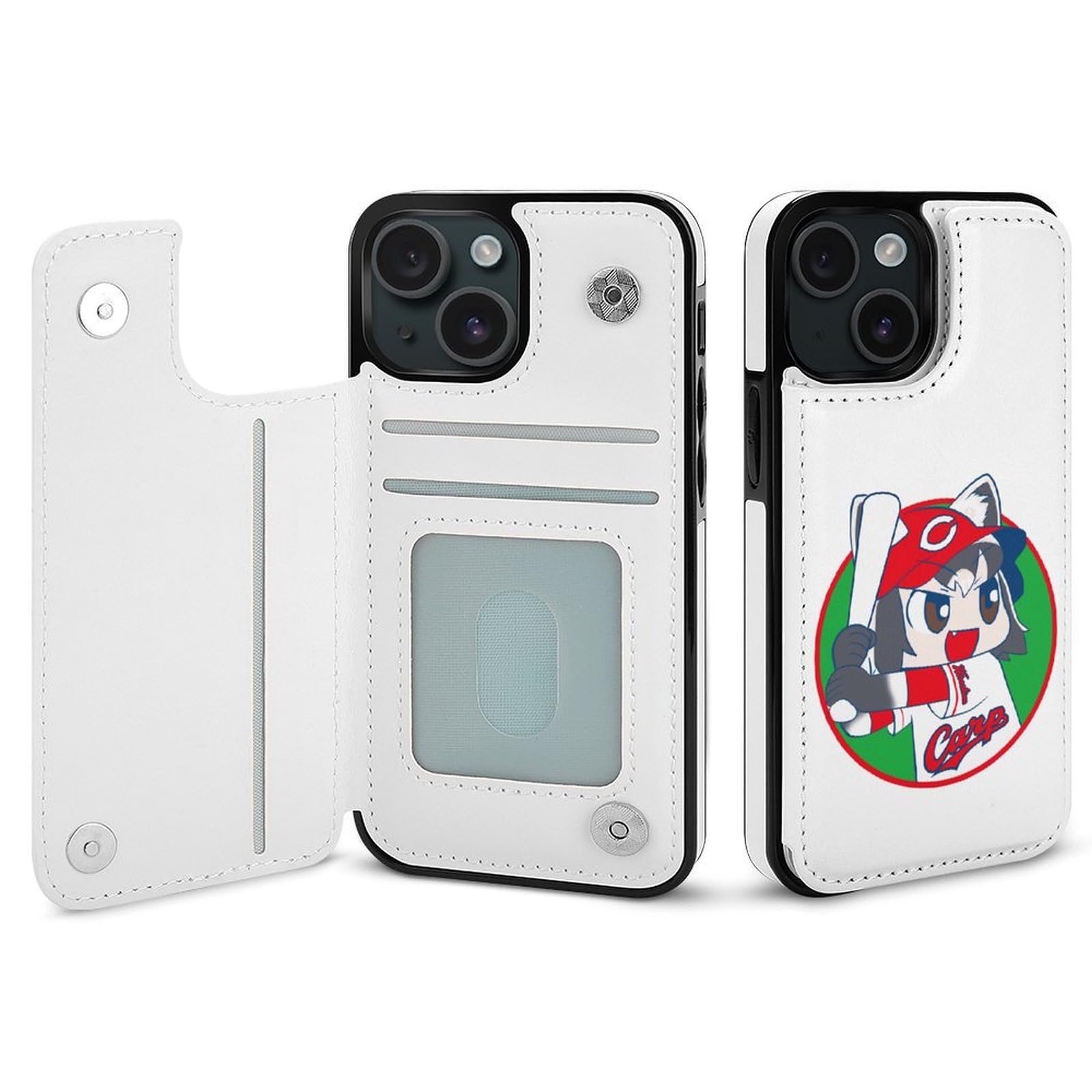 Amazon.co.jp: iPhone 15 ケース 手帳型 広島-東洋カープ 新井貴浩 