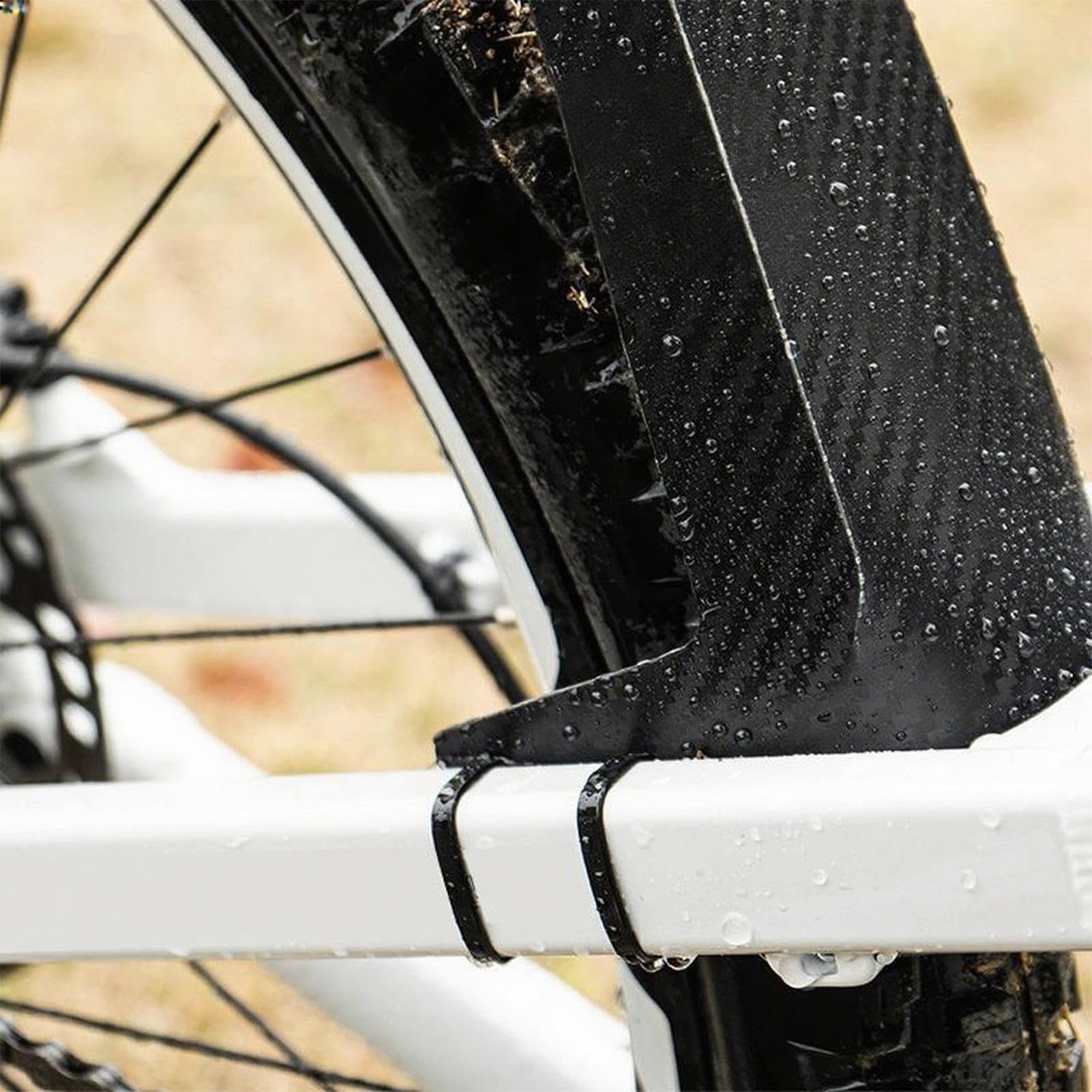 Guardia De Barro En Bicicleta - Guardias De Barro De Neumáticos Delanteros Delanteros De Bike Back Back | Accesorios De Bicicletas Portátiles Para Carretera En Clima Húmedo Que Desplaza Fitness City R