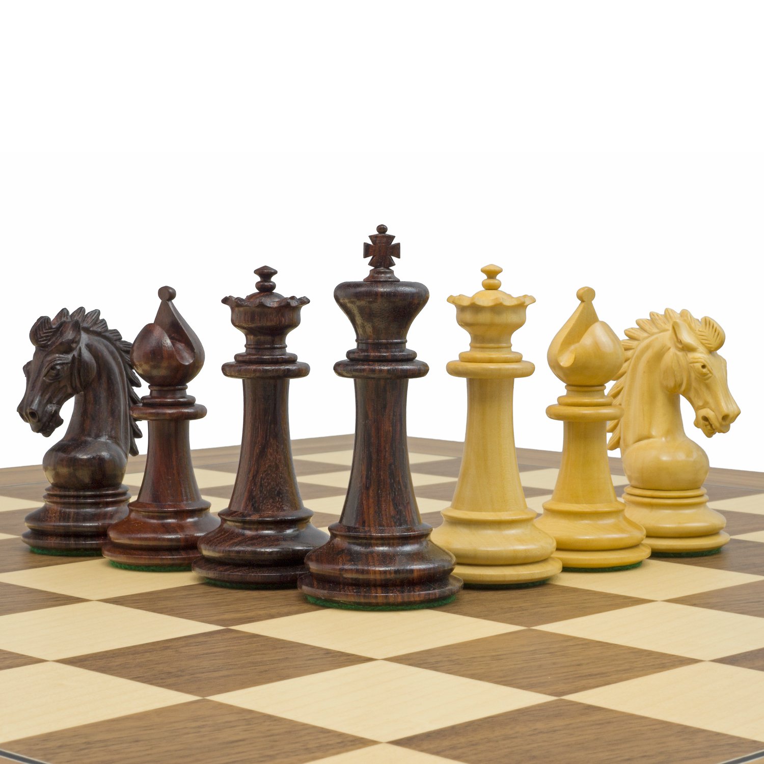 The Regency Chess Company El Sheffield Caballero Palisandro Piezas De Ajedrez 9.5cm