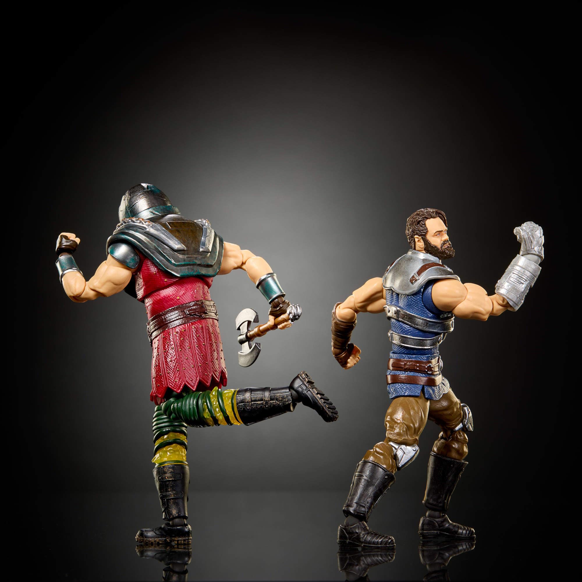 Masters of the Universe Chronicles, 2 Actionfiguren, Maßstab 1:12, detailgetreu zum Film von 2026, Ram Man und Fisto mit lebensechter Beweglichkeit, Jóhannes Haukur Jon Xue Zhang, JKJ34