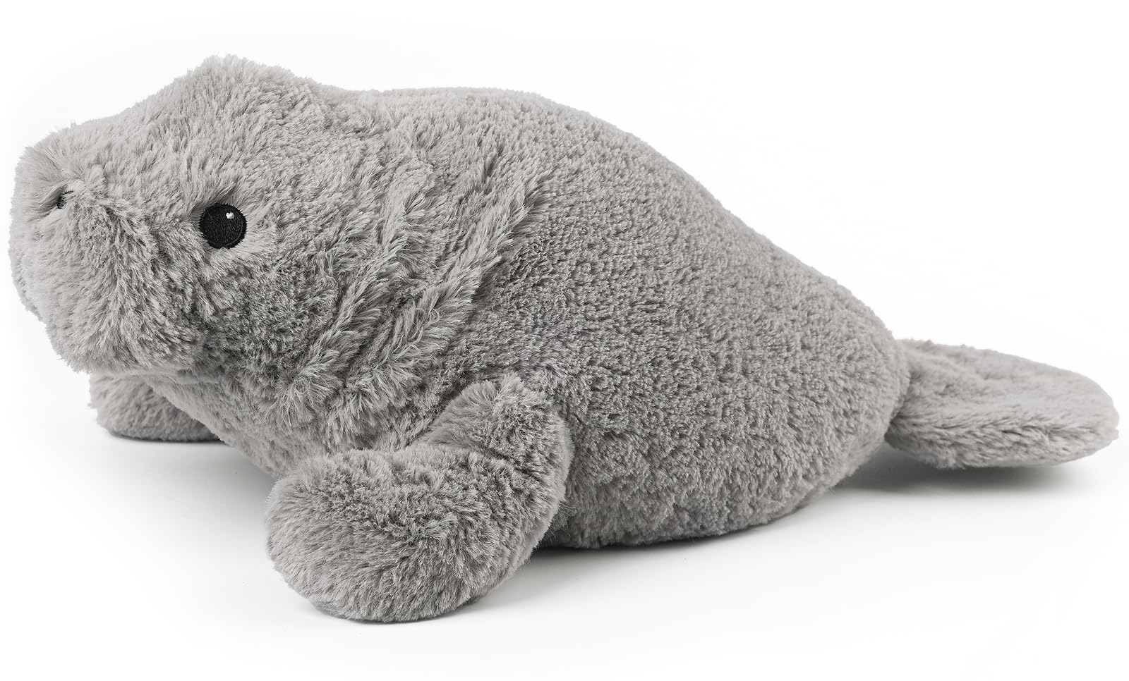 Manatee Stuffed Animals, Microwavable Stuffed Animal Adorable Fluffy Manatee Plush for Warmth Comfort, Heatable Coolable Lavender Scent Toy, Cute Soft Plushie Gift for Kids Adult & Children Boys Girls