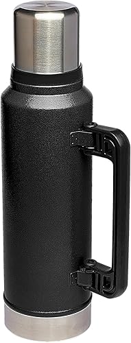 Termo multifuncional de 1.5 cuartos de galón para bebidas calientes y frías, sin BPA, botella de boca ancha de acero inoxidable 188, aislamiento de