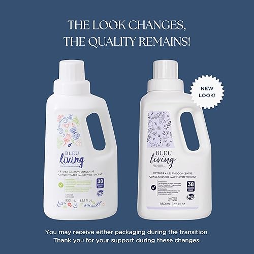 Miniatura 2 de Bleu Lavande - Paquete de 3 detergentes líquidos naturales para ropa - Detergente concentrado - Biodegradable - Aceite esencial de lavanda pura -