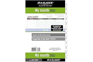 At A Glance 2023 Monthly Planner Refill