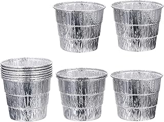 YARNOW Forro De Tambor 12 Peças Suporte De Grelha Portátil Acessórios De Mesa Grelhas Portáteis Forro De Balde Mini Forro De Balde De Lata Balde De Metal Minúsculo Grelhas De