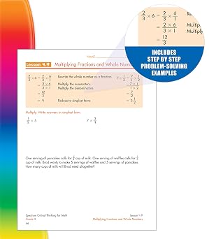 Spectrum Grade 4 Critical Thinking for Math Workbook, Multiplication, Division, Fractions, Decimals, Geometry, and More Mathematics, Classroom or Homeschool Curriculum (Volume 46)
