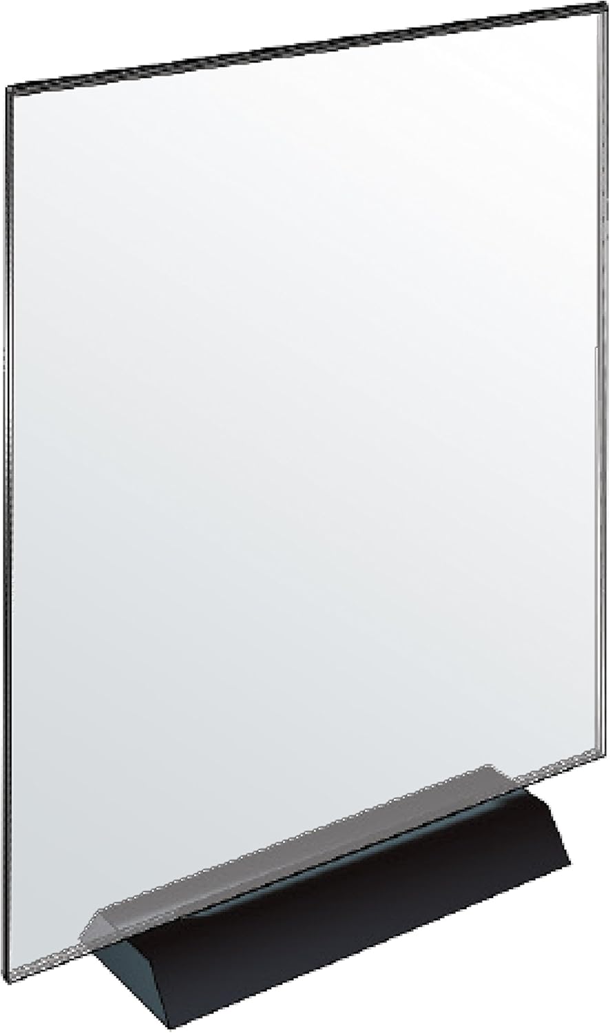 Azar Displays 108802 Acrylic Frame Sign Holder On Black Base, 8.5"" x 11"" Pack of 2 8.5" W X 11 "H