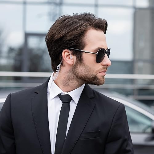 Miniatura 6 de Motorola APX 6000 - Auriculares XPR7550 XPR6350 XPR6550 XPR7350 XPR7550e APX 4000 6000 7000 Walkie Talkies y tubo acústico con reducción de ruido