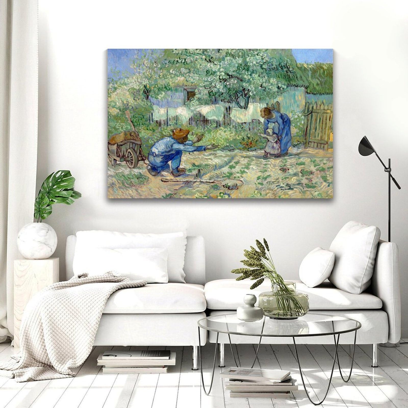 Amazon.co.jp: フィンセント・ファン・ゴッホ 1890年作「最初の一歩