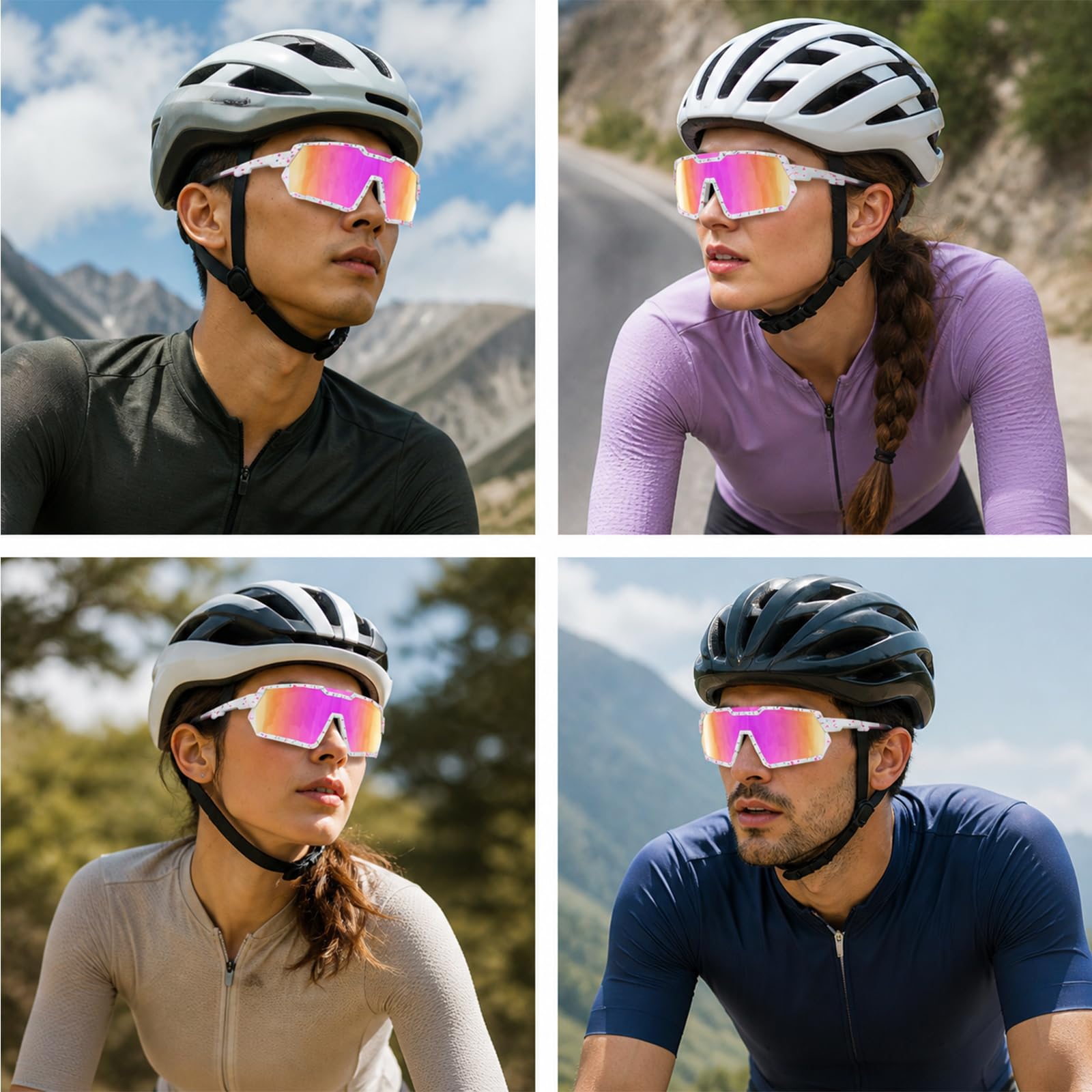 Z87 Occhiali da sole per uomo donna sicurezza sport occhiali da sole running ciclismo ANSI Z87 TR90 Telaio UV400 8001 Protezione