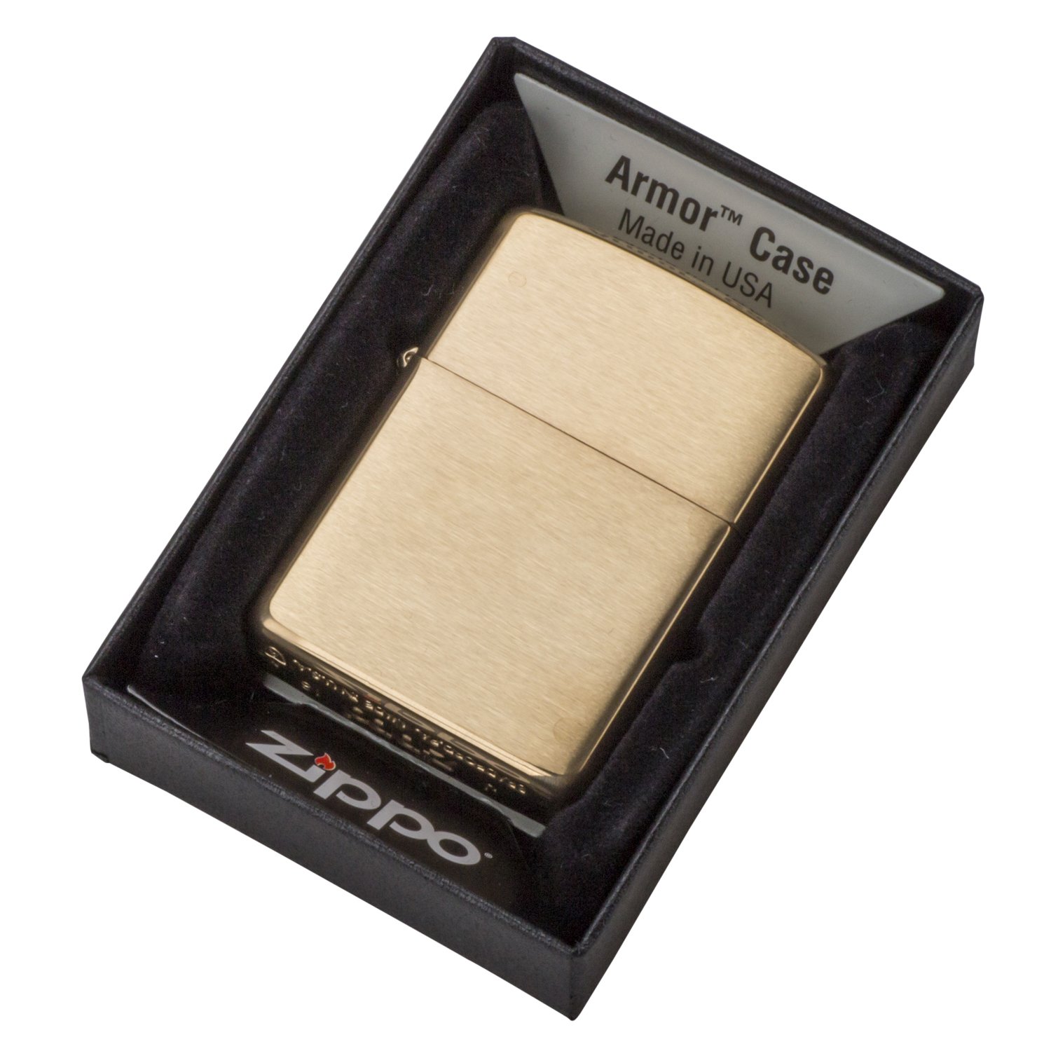 Amazon.co.jp: ZIPPO(ジッポー) ライター 無地 アーマー 168 ブラス 