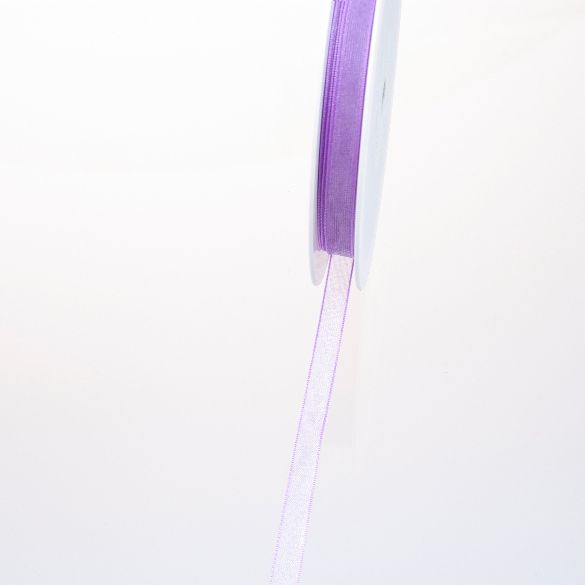Deko und Band 53736 – Lavender Organza Ribbon with Selvedge – 7 mm 50 m col. 82 – 53736 7 -50 to 82