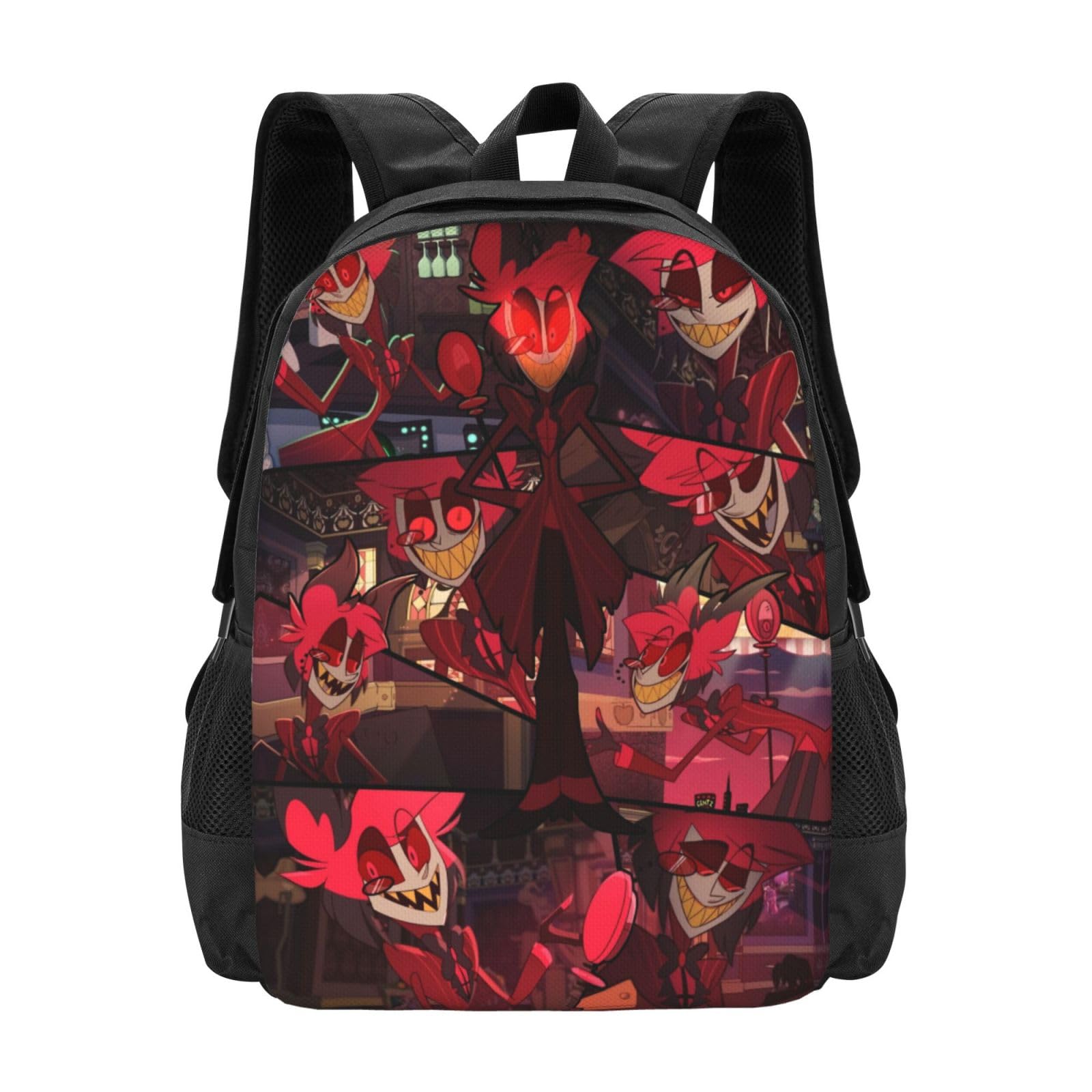 Abdiqjbs Unisex Kids As Pic Haz-Bin Musical Hotel Hotel Backpack,3D Print Laptop Backpack Lightweight Casual Daypack Camping And Hiking Bookbag 16.5 In