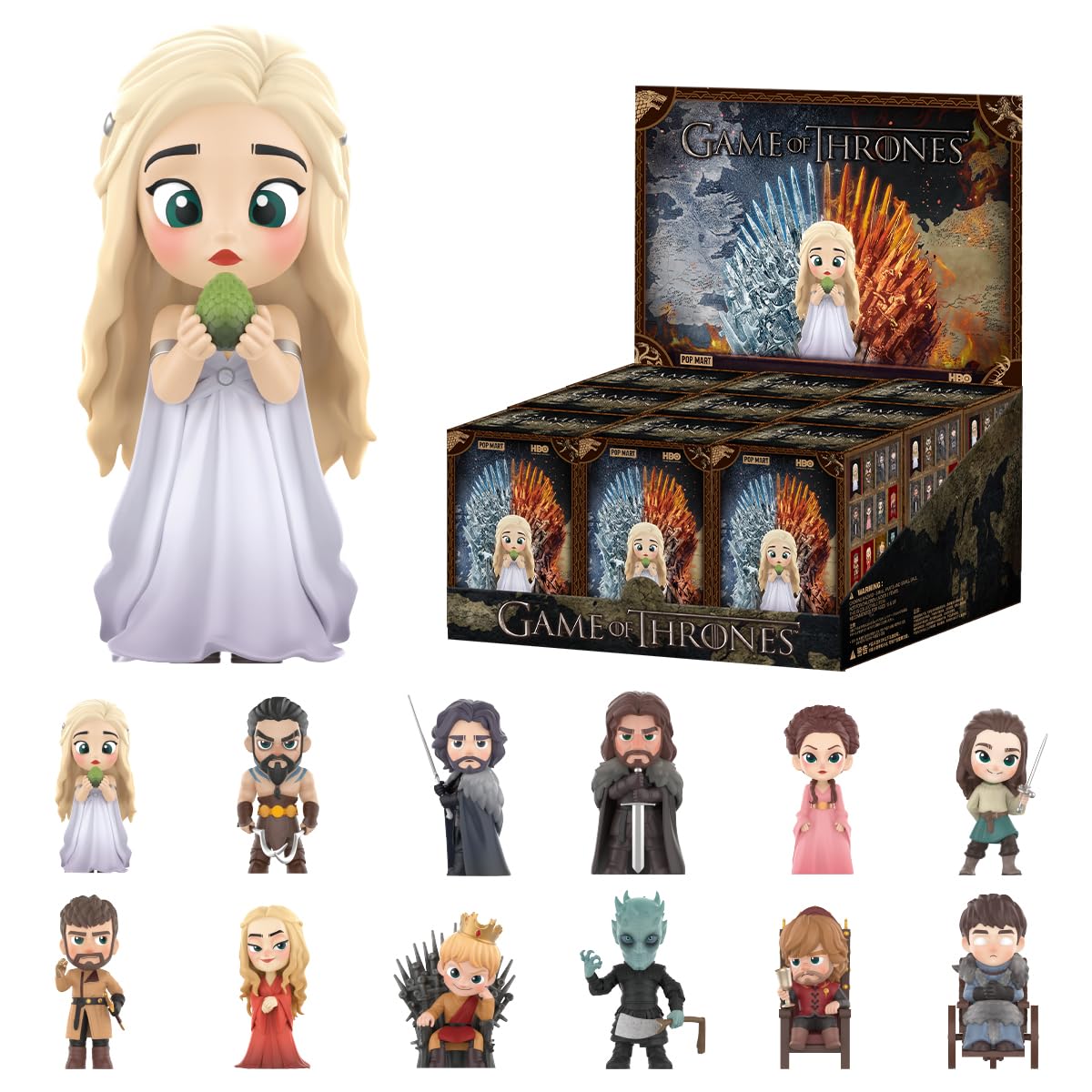 POP MART Game of Thrones Series 12Boxes 2.5 inches Articulated