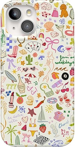 Miniatura 10 de Casely Funda para iPhone 15  Fuera de las líneas  Estuche de marcador Crayola  Clásico