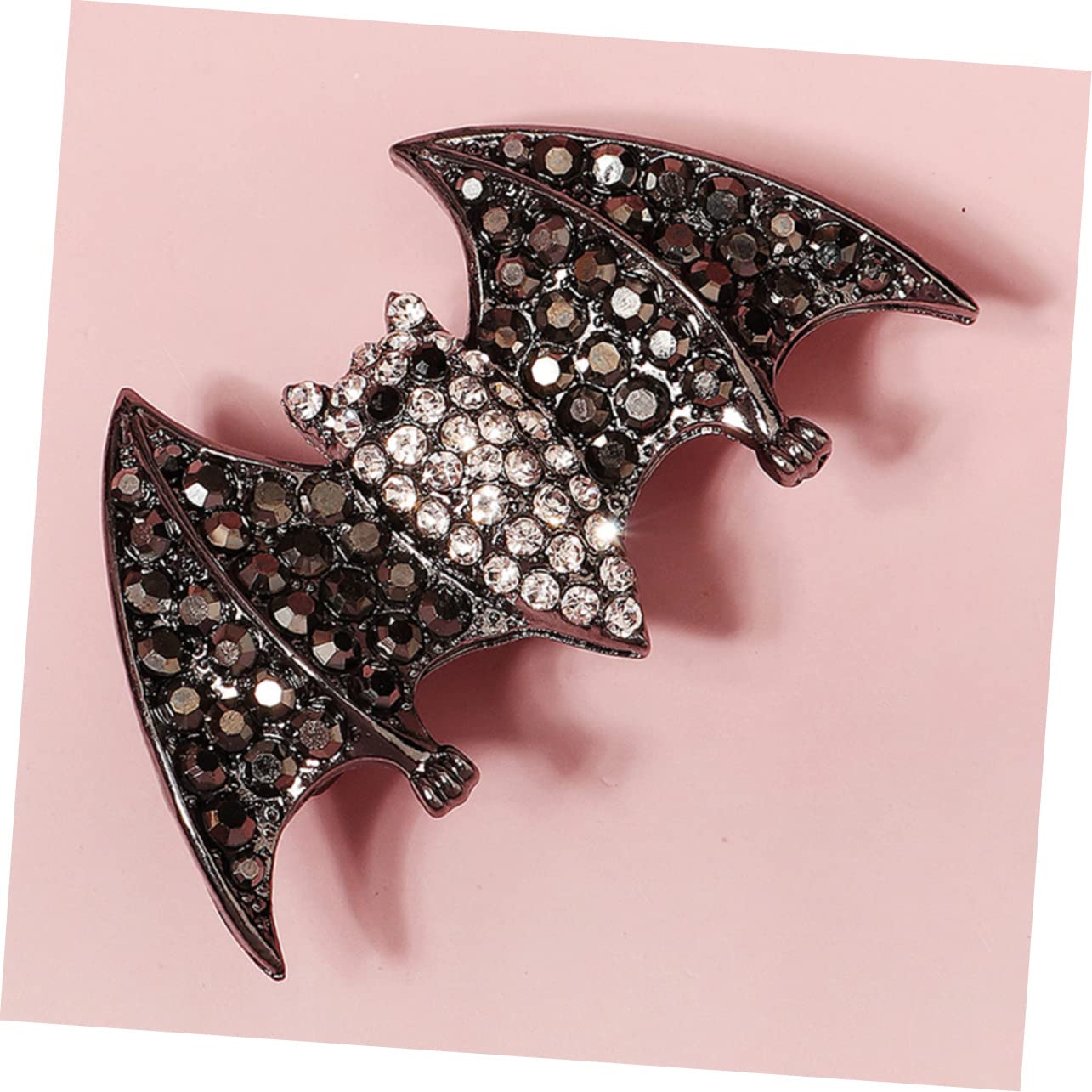 minkissy 6pezzi Spooky Gothic Hair Clips with Rhinestones Bat and Spider Barrettes for Halloween Parties and Cosplay