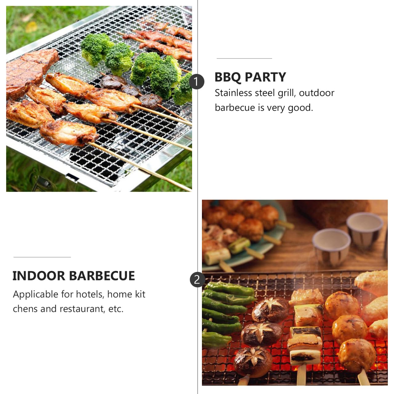 inless stalowy grill wielofunkcyjny grill gotowanie i ing siatka do grillowania na świeżym powietrzu piec i kemping zastosowanie konstrukcja z siatki drucianej