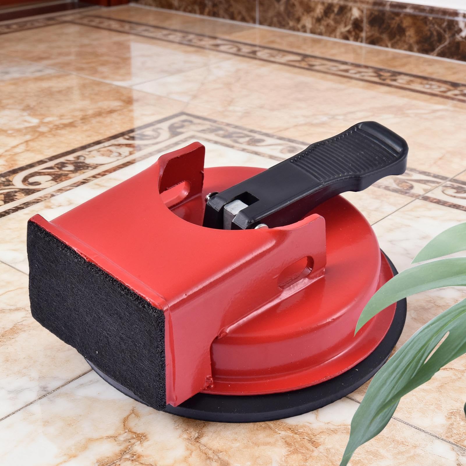 Fixierwerkzeug für Laminatböden, zum Fixieren von Laminat, Eisen, ergonomischer Griff für Bodenrisse, für Holz, Fliesen, Bodenbeläge, Bau, Bad, Küche, Wohnzimmer, Schlafzimmer