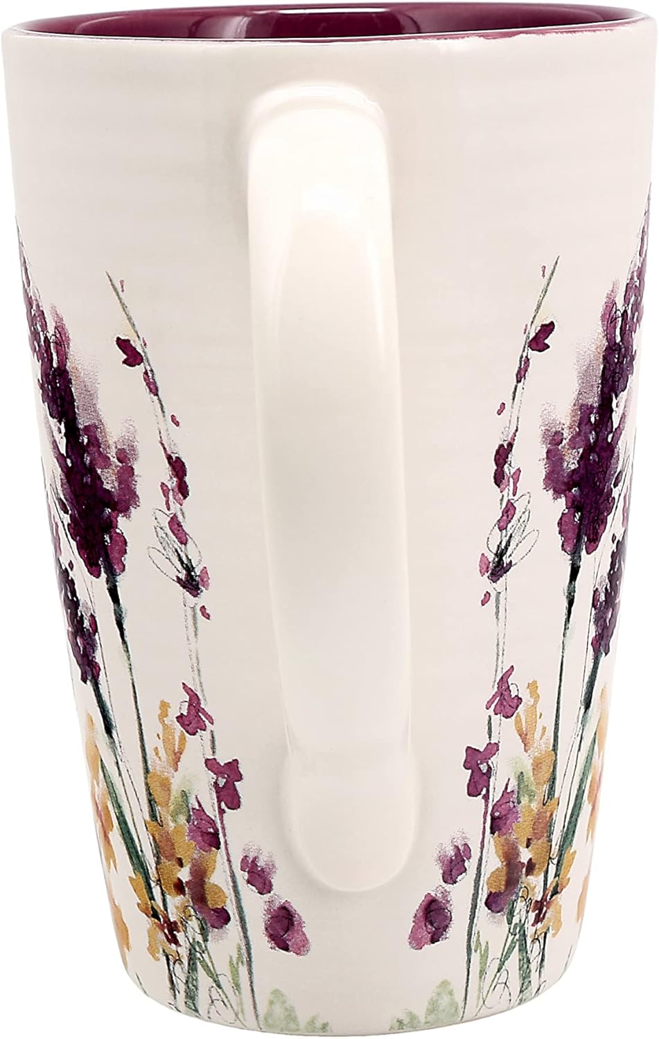 Pavilion Gift Company - Godmother - 17-ounce Coffee Cup, Floral Pattern Mug, Mothers Day Gift Idea, 1 Count, Cream, 5.25 x 5.25-Inches - Image 4