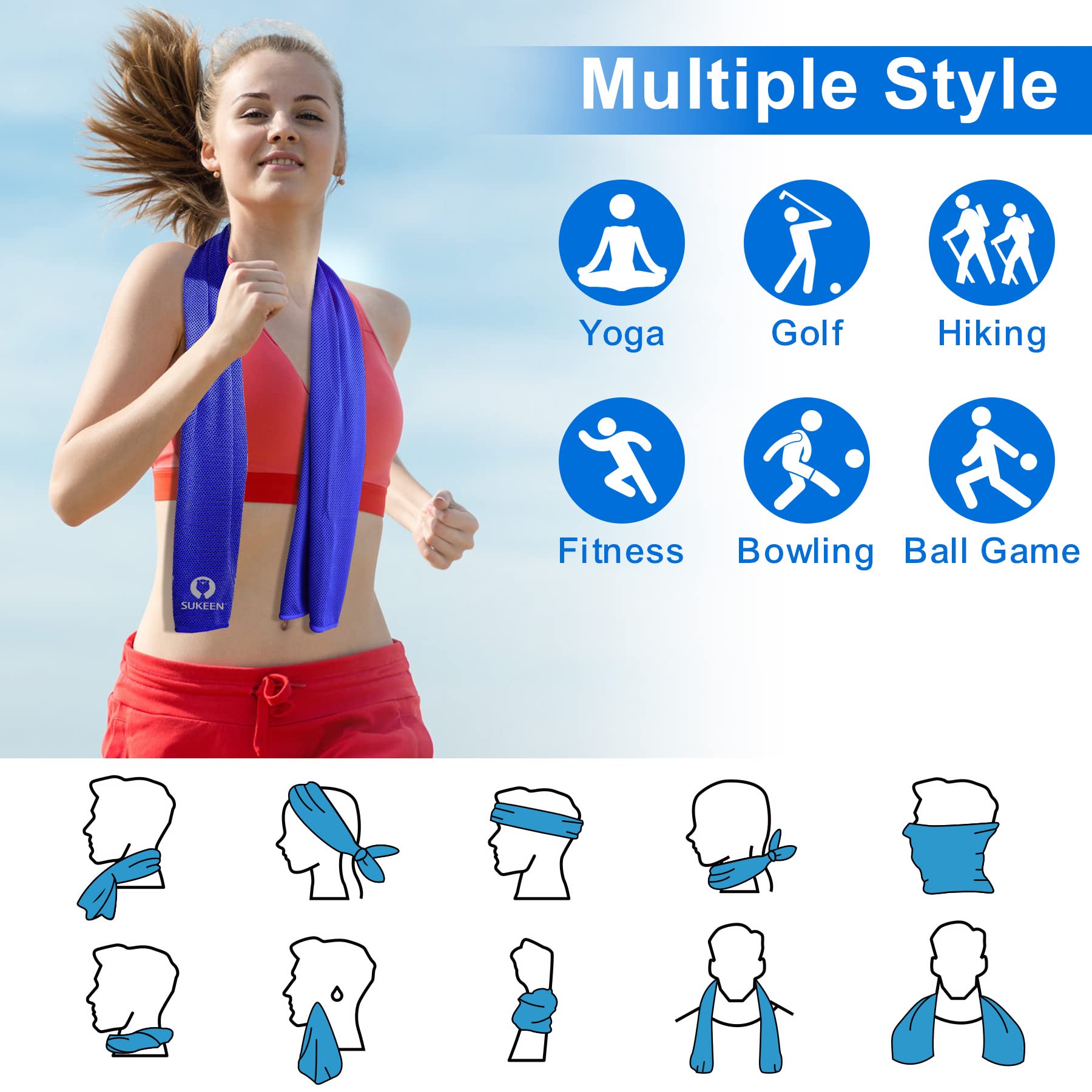 Sukeen 30pack Cooling Towel(40