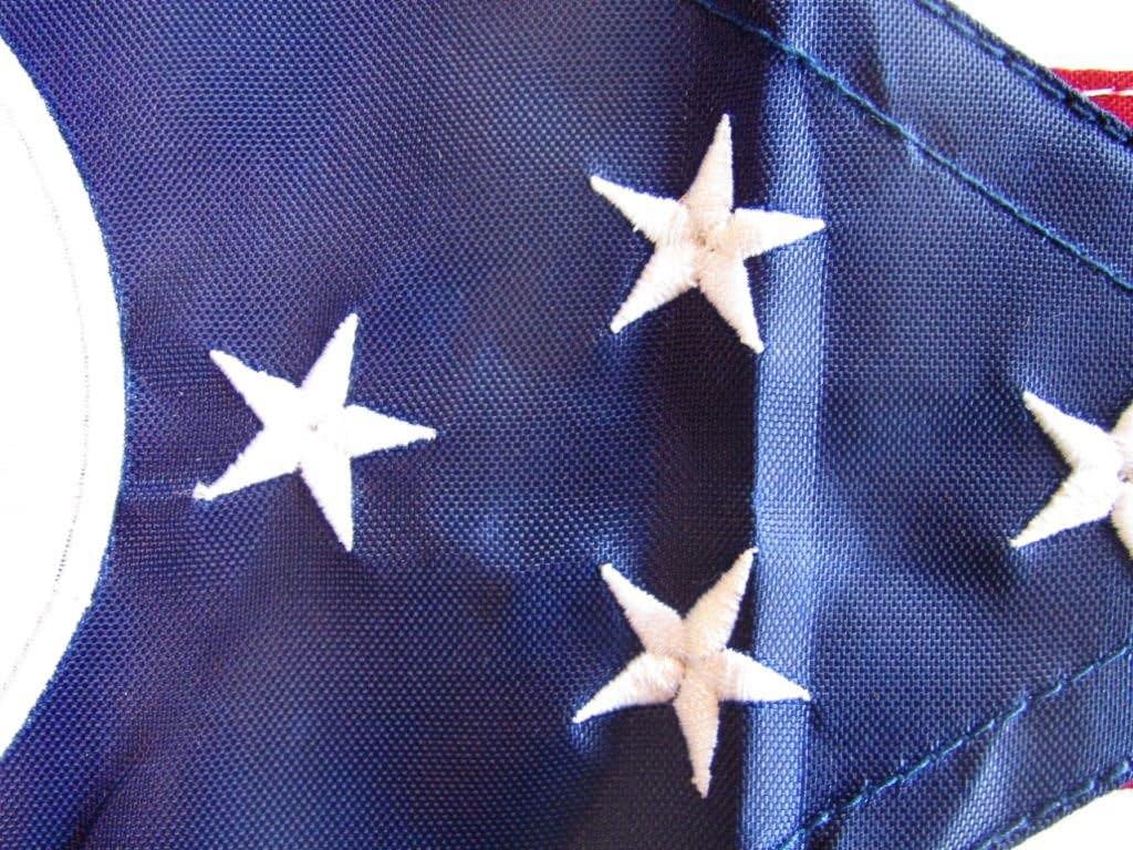 12x18 Embroidered State of Ohio 210D Nylon Sleeved Garden Flag 12"x18"