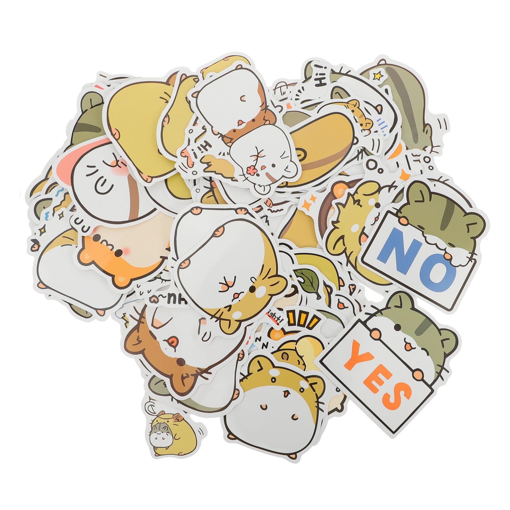 3 set Adesivi Con Animali Simpatici Adesivi Per Planner Scrapbooking Te Per Laptop Te A Cartone Animato Per 200 pezzi*3